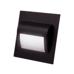 Oprawa schodowa dekoracyjna STEP LED - Czarna - 12V 1,4W - 4000K  