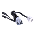 Włącznik dotykowy z ściemniaczem do LED - 12V DC 3A - biały z przewodami 2PIN