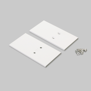 Zaślepka biała do profilu aluminiowego LED VARIO30 - wariant 27 - kpl. 2 szt.     