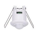 Sufitowy czujnik ruchu wpuszczany 230V (360°) 800W - CR-5 Mini - biały