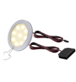 Punktowa oprawa meblowa LED ORBIT XL MASTER z wyłącznikiem - Aluminium - 12V 3W