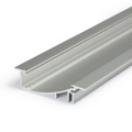 Profil aluminiowy LED FLAT8 anodowany z kloszem