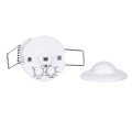 Sufitowy czujnik ruchu wpuszczany 230V (360°) 800W - CR-5 Mini - biały