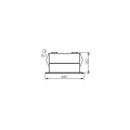 Oprawa sufitowa punktowa LED Imber 1W 4000K - Rysunek Techniczny