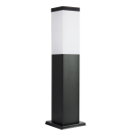 Lampa ogrodowa stojąca 1x E27 45cm - INOX KWADRAT SS802-450 BL