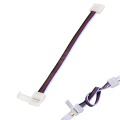 Złącze do taśmy LED - KLIP - RGBW 10mm dwustronne z przewodem