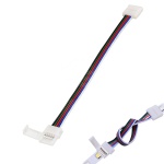 Złącze do taśmy LED - KLIP - RGBW 10mm dwustronne z przewodem