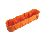 Puszka instalacyjna pk60 głęboka poczwórna- p/t z wkrętami - A.0049WPG 