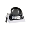 Sufitowa oprawa wpustowa VT-875-WB - stała - biało-czarna