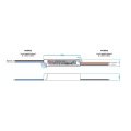 Zasilacz napięciowy hermetyczny IP67 12V 1.5A 18W GLP GPV-18-12 - rysunek techniczny