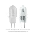 Żarówka LED G4 1,2W SMD 12V DC/AC Biała Ciepła 3000K 