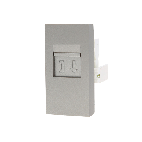 Moduł gniazda telefonicznego RJ11 srebrny - WT-1-64 - LIVOLO