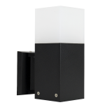 Lampa elewacyjna 1x E27 - CUBE CB-K BL
