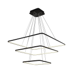 Lampa oprawa wisząca LED - NIX BLACK 117W 3000K 8190lm - ML519