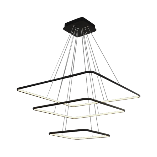 Lampa oprawa wisząca LED - NIX BLACK 519 Milagro - 117W 3000K 8190lm