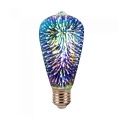 Girlanda ogrodowa 15mb z 15 żarówkami LED - E27 ST64 3W biała ciepła - zestaw