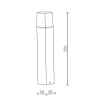 Lampa ogrodowa stojąca 1x GU10 50cm - VT-7614 - rysunek techniczny