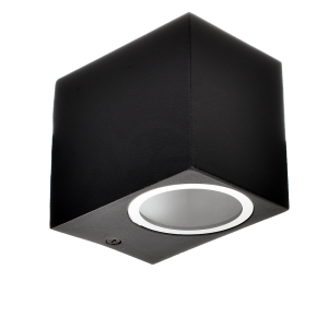 Lampa elewacyjna 1x GU10 - czarna - VT-7651SQ