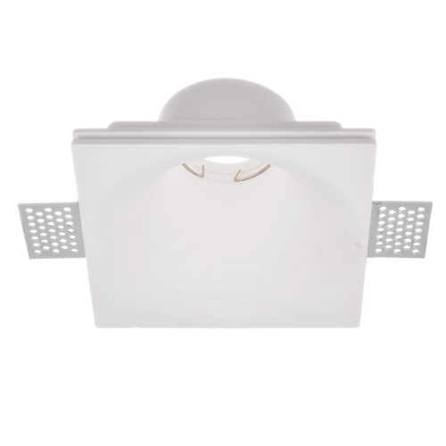 Sufitowa oprawa gipsowa - kwadratowa - 1xGU10