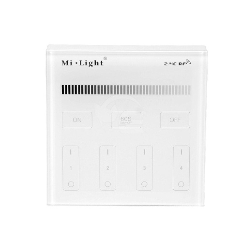 Panel LED naścienny - Mono - 4 stefowy - 230VAC - T1