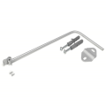 Uchwyt - wysięgnik ścienny do profilu aluminiowego PEN12 - srebrny