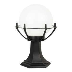 Lampa ogrodowa stojąca 1x E27 39cm - KULE Z KOSZYKIEM 200 K 4011/1/KPO