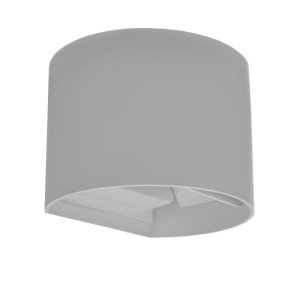 Lampa elewacyjna LED regulowana 6W 660lm - szara - VT-756 