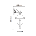 Lampa elewacyjna 1x E27 - VT-852