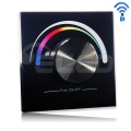 Sterownik kontroler RGB/RGBW naścienny radiowy - czarny szklany- 3x5A 
