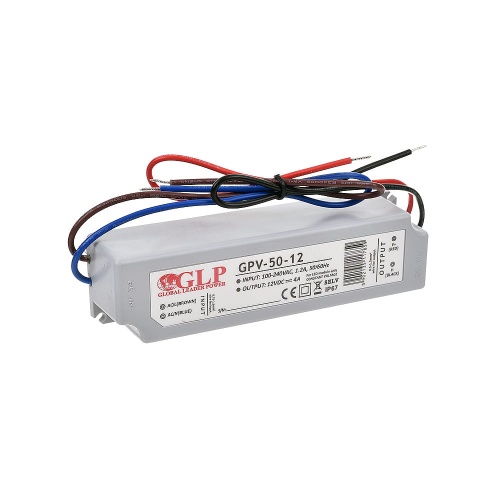 Zasilacz napięciowy hermetyczny IP67 24V 2A 48W GLP GPV-50-24