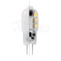 Żarówka LED G4 1,2W SMD 12V DC/AC Biała Ciepła 3000K 