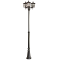 Lampa ogrodowa - parkowa stojąca regulowana 3x E27 - WENECJA OGMW 3 KW