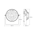 Oprawa ogrodowa RGB+CCT (RGBWW) 9W 230VAC - dogruntowa - Mi-Light - Rysunek techniczny