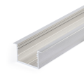 Profil aluminiowy LED wpustowy VARIO30-07 surowy z kloszem