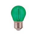 Girlanda ogrodowa 10mb z 10 żarówkami LED - E27 G45 2W zielona - zestaw