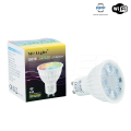 Żarówki LED RGB+CCT 4W GU10 230V + pilot FUT089 - 8 strefowy - (zestaw) - żarówka