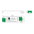 Zasilacz LED napięciowy z DIMM w kompaktowej obudowie 12V 2.5A 30W FTPC30V12-D - rysunek techniczny