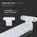 Oprawa do świetlówek LED T8 2x60cm IP20 - VT-16011