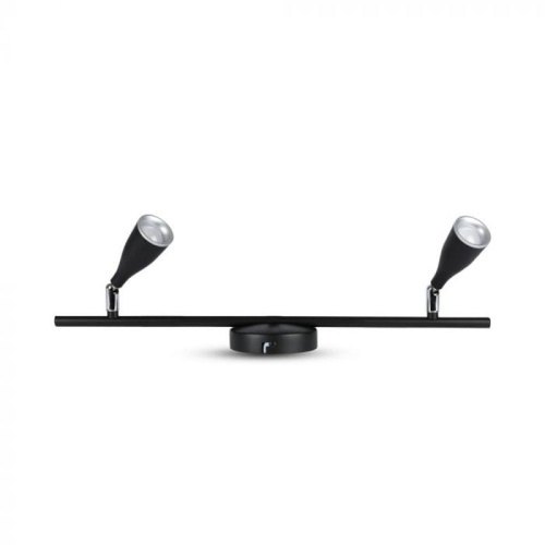 Lampa ścienna LED 9W czarna - VT-810