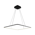 Lampa oprawa wisząca LED - NIX BLACK 517 Milagro - 25W 3000K 1750lm