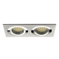 Sufitowa oprawa ozdobna podwójna SEIDY CT-DTL250-AL - ruchoma - aluminium