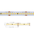 Taśma LED 1120 SMD 2835 24V 15W 150lm/W zimna 6000K - hermetyczna IP65