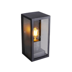 Lampa elewacyjna 1x E27 - czarna - VT-837-B