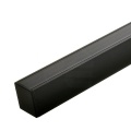 Klosz zatrzaskowy "C" czarny do profili aluminiowych LED -3mb