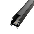 Klosz zatrzaskowy "C" czarny do profili aluminiowych LED - 3mb