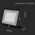 Naświetlacz LED 100W 120lm/W czarny - VT-106-B