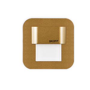 Oprawa schodowa LED - SALSA MINI - Matowy mosiądz - 10V IP66 - Skoff
