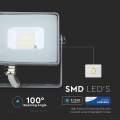 Naświetlacz LED 10W 80lm/W szary - VT-10-G
