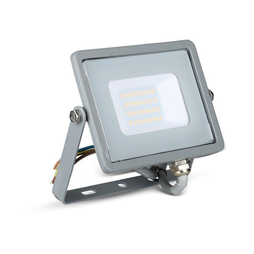 Naświetlacz LED 20W 80lm/W szary - VT-20-G