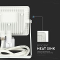 Naświetlacz LED z czujnikiem ruchu 20W 80lm/W biały - VT-20-S-W